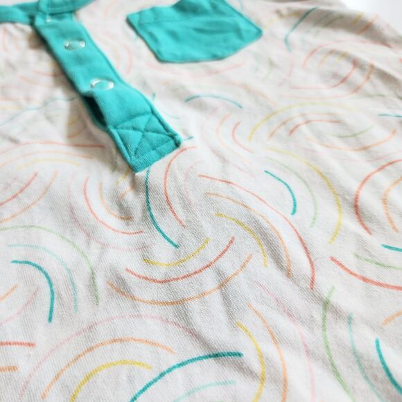 Lark Adventurewear Bamboo Baby Rainbow Romper Size 18 Months - Picture 5 of 7